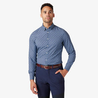 Monaco Dress Shirt - Coastal Fjord - Mizzen and Main