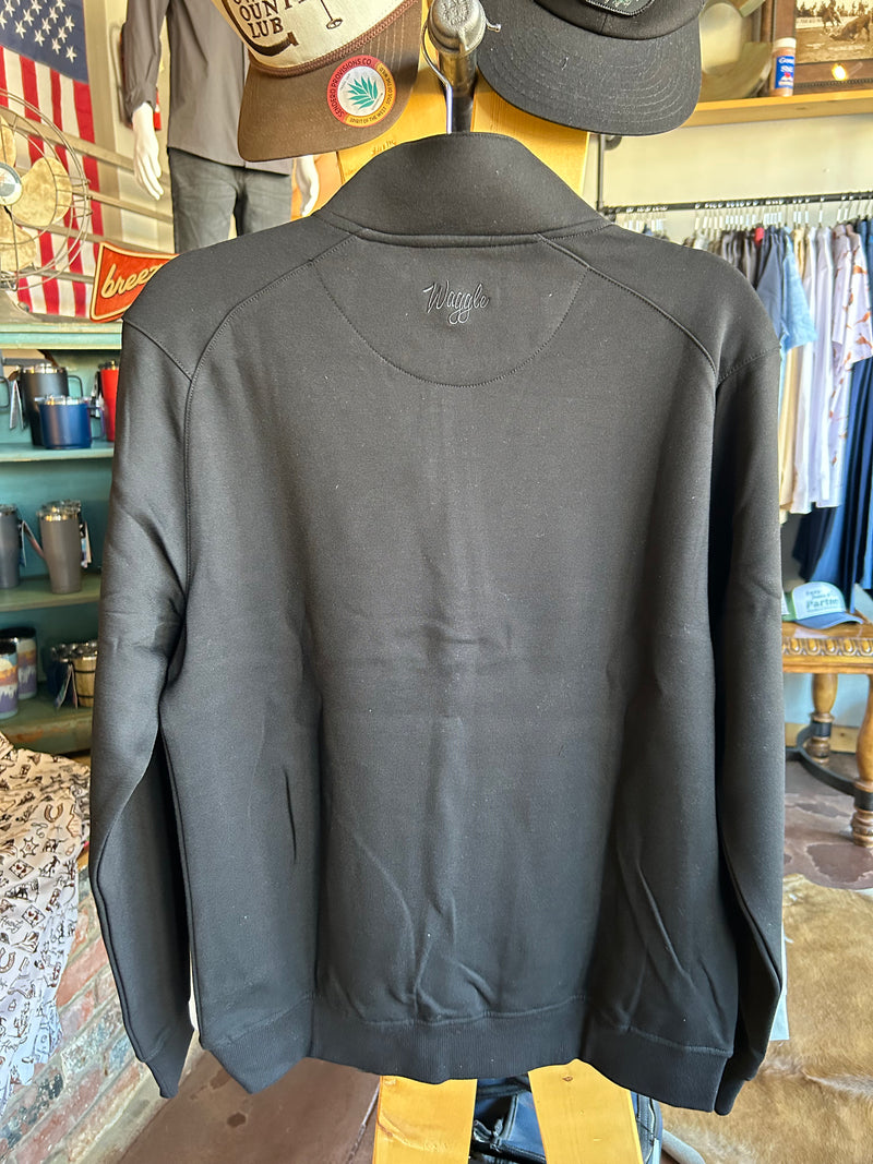 Sunday Quarter Zip - Onyx - Waggle
