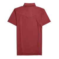 Modern Western Polo - Maroon -TS