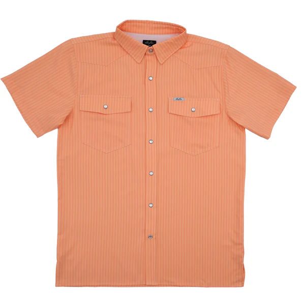 Short Sleeve - Peach Stripe