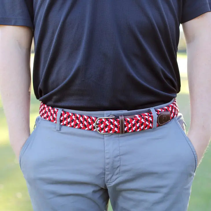 The Sea Island Woven Stretch Belt - Roostas