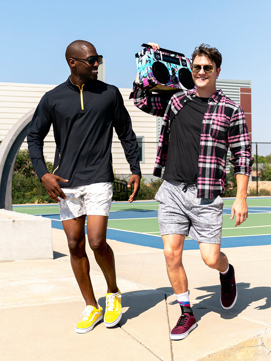 The Obsidian- Black Quarter Zip- Chubbies