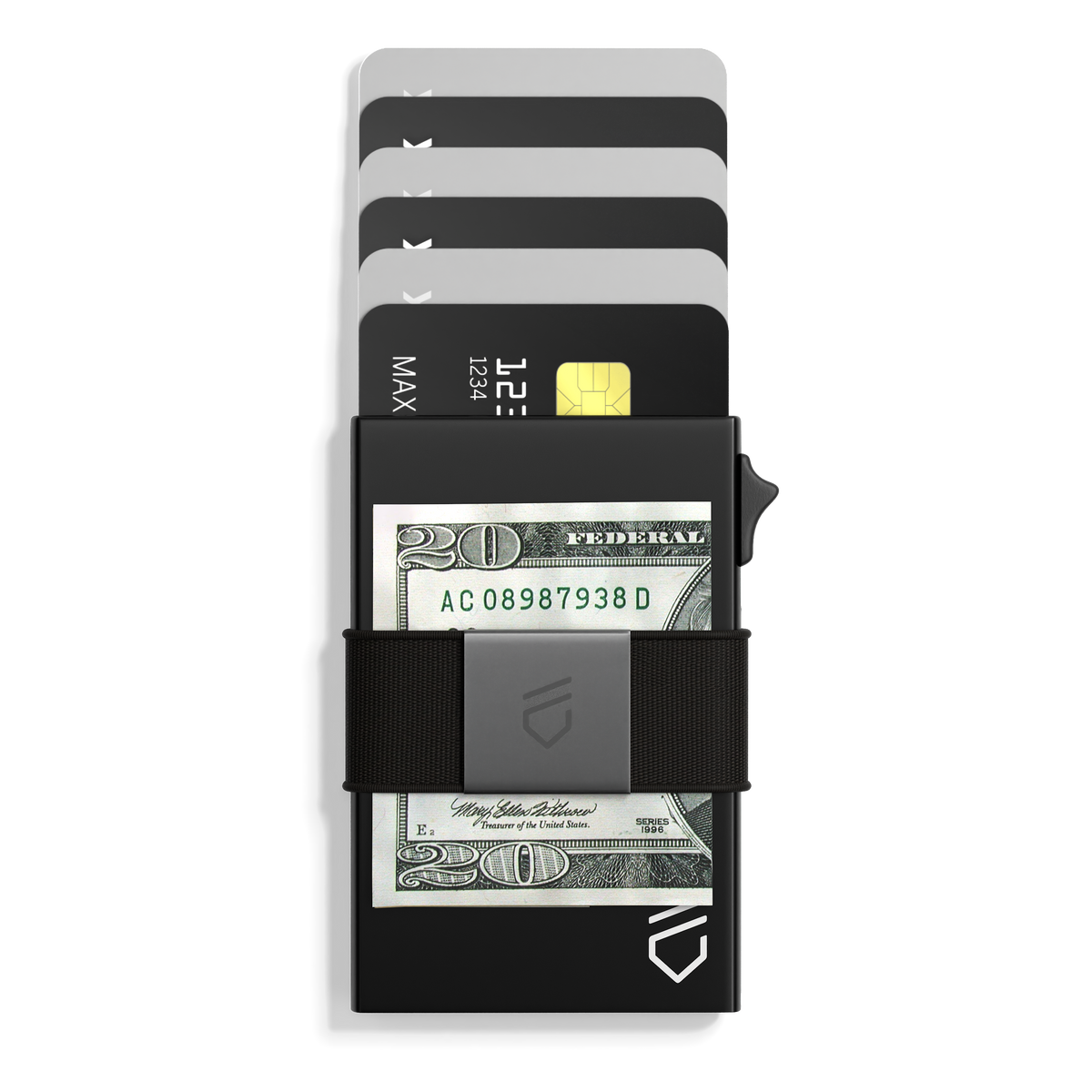 The Bolt - Aluminum Wallet: Arctic Silver