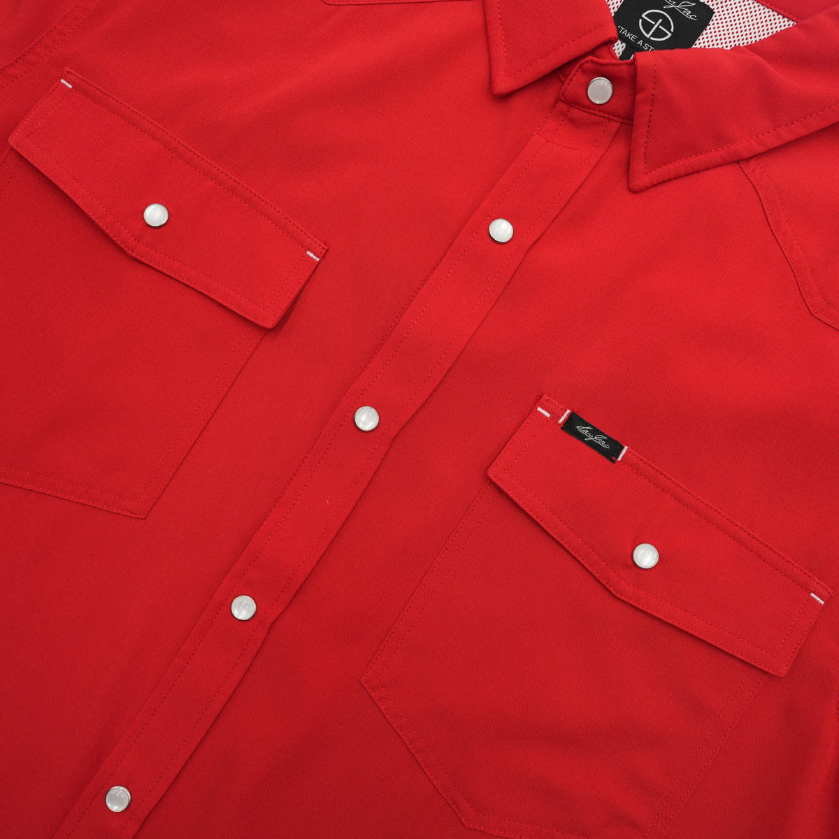San Jac SS Perf. Shirt - Red