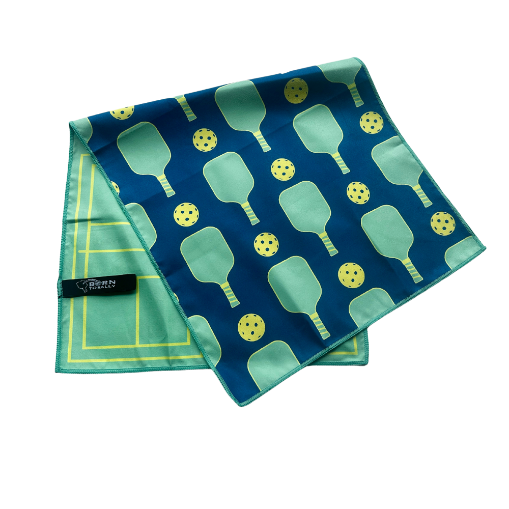 Pickleball Paddle Microfiber Towel - Born to Rally