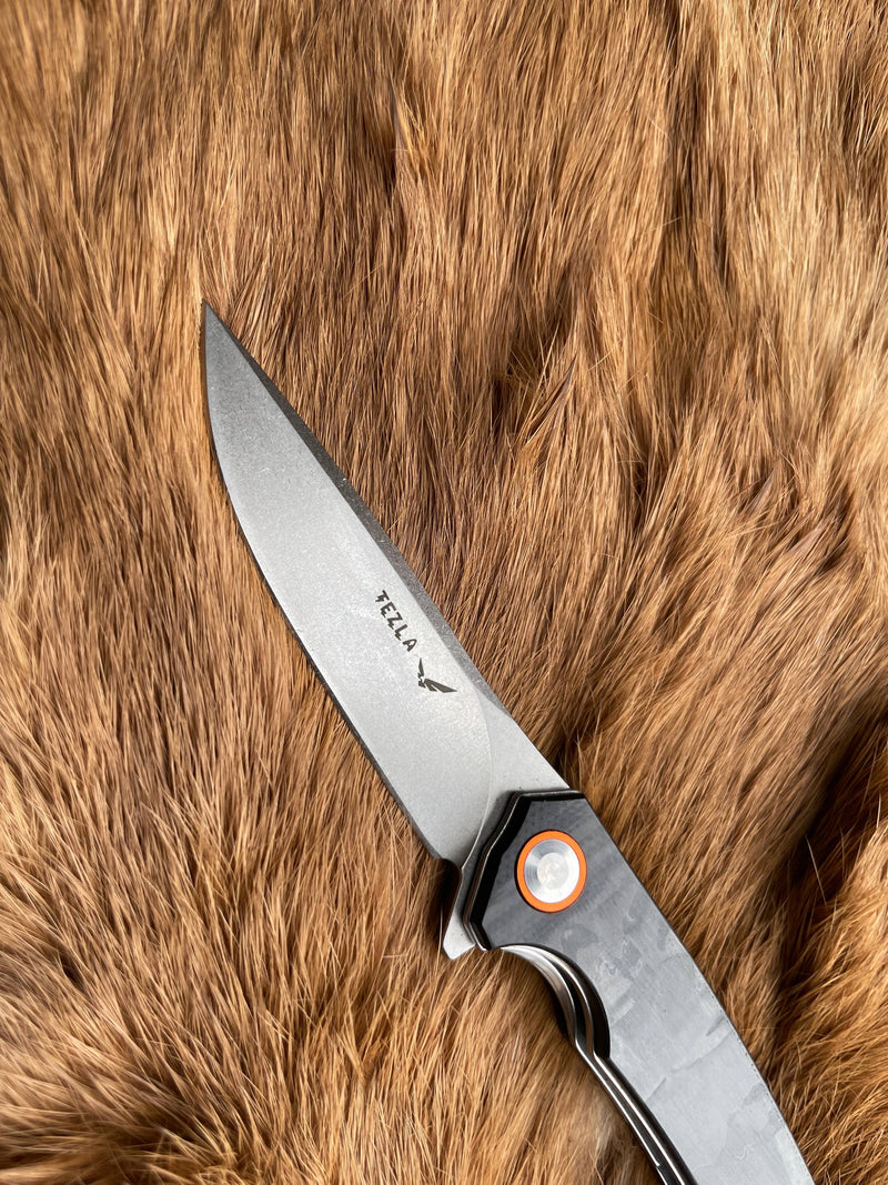 Tezla Mark Y Bearing Folding knife-Titan Int.