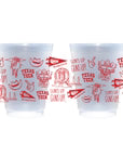 Texas Tech Shatterproof Cups - Set of 8