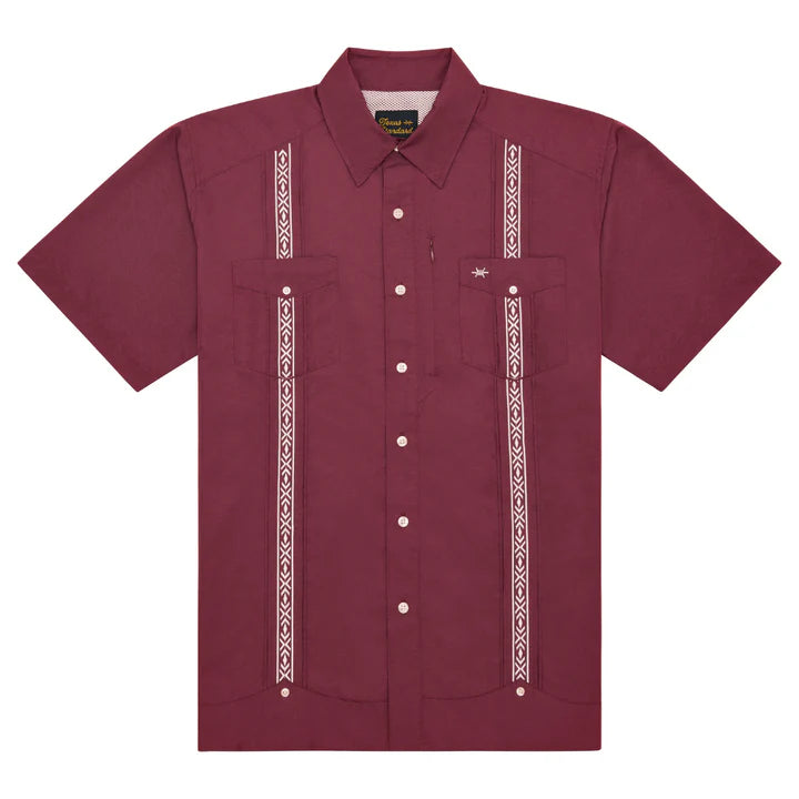Guayabera Libre - Maroon - TS