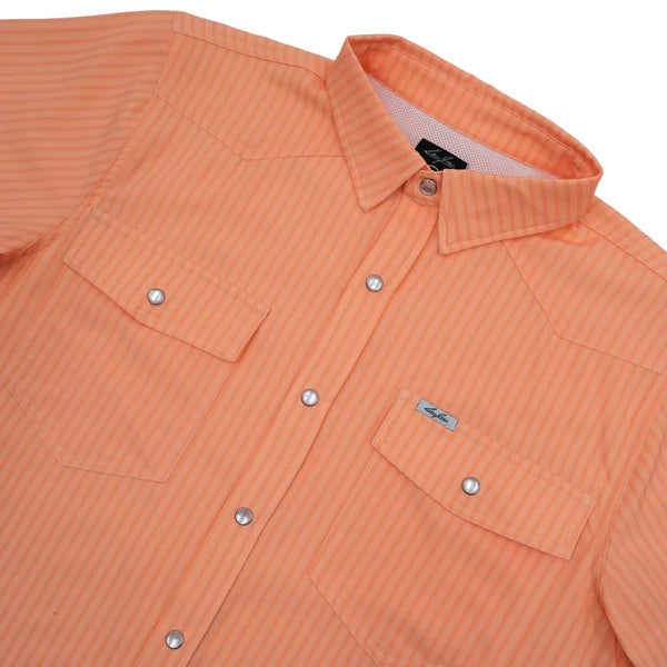 Short Sleeve - Peach Stripe