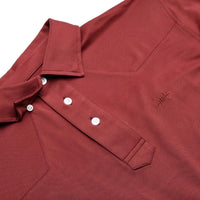 Modern Western Polo - Maroon -TS