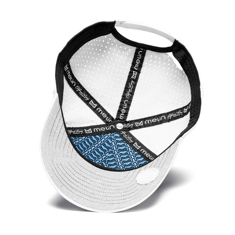 Hydro Odyssey Stacked Hat- White- Melin