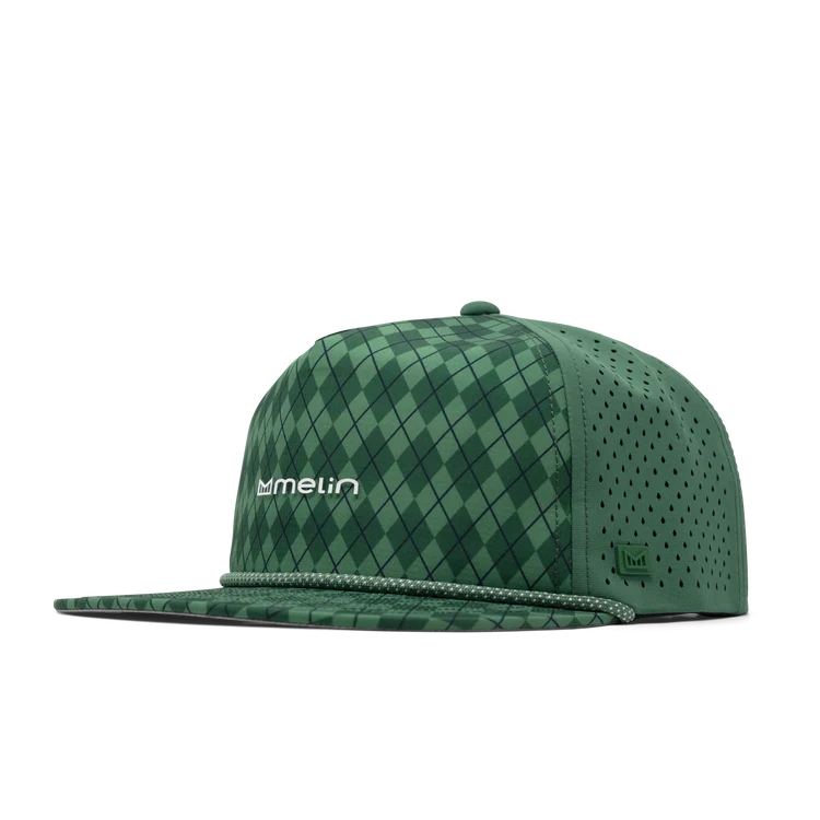 Coronado Links Hydro Hat- Green Argyle- Melin