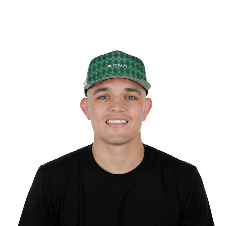 Coronado Links Hydro Hat- Green Argyle- Melin