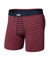 Micro Stripe Maroon- Vibe Xtra Soft Comfort Boxer Brief 6"