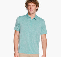 XC+ Apex Perf. Polo - Aqua Heather
