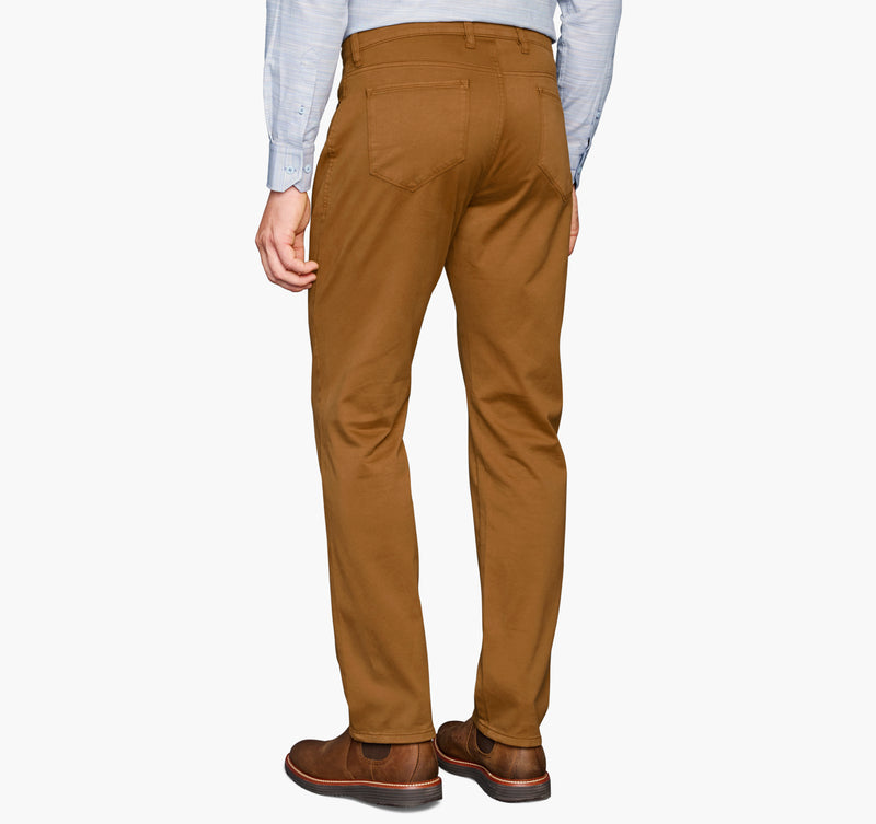 Johnston & Murphy Five Pocket Pant Camel