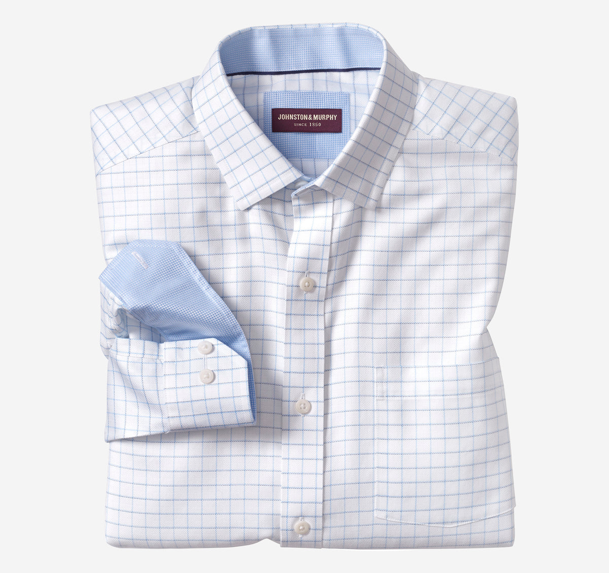 Non Iron Dress Shirt - Windowpane