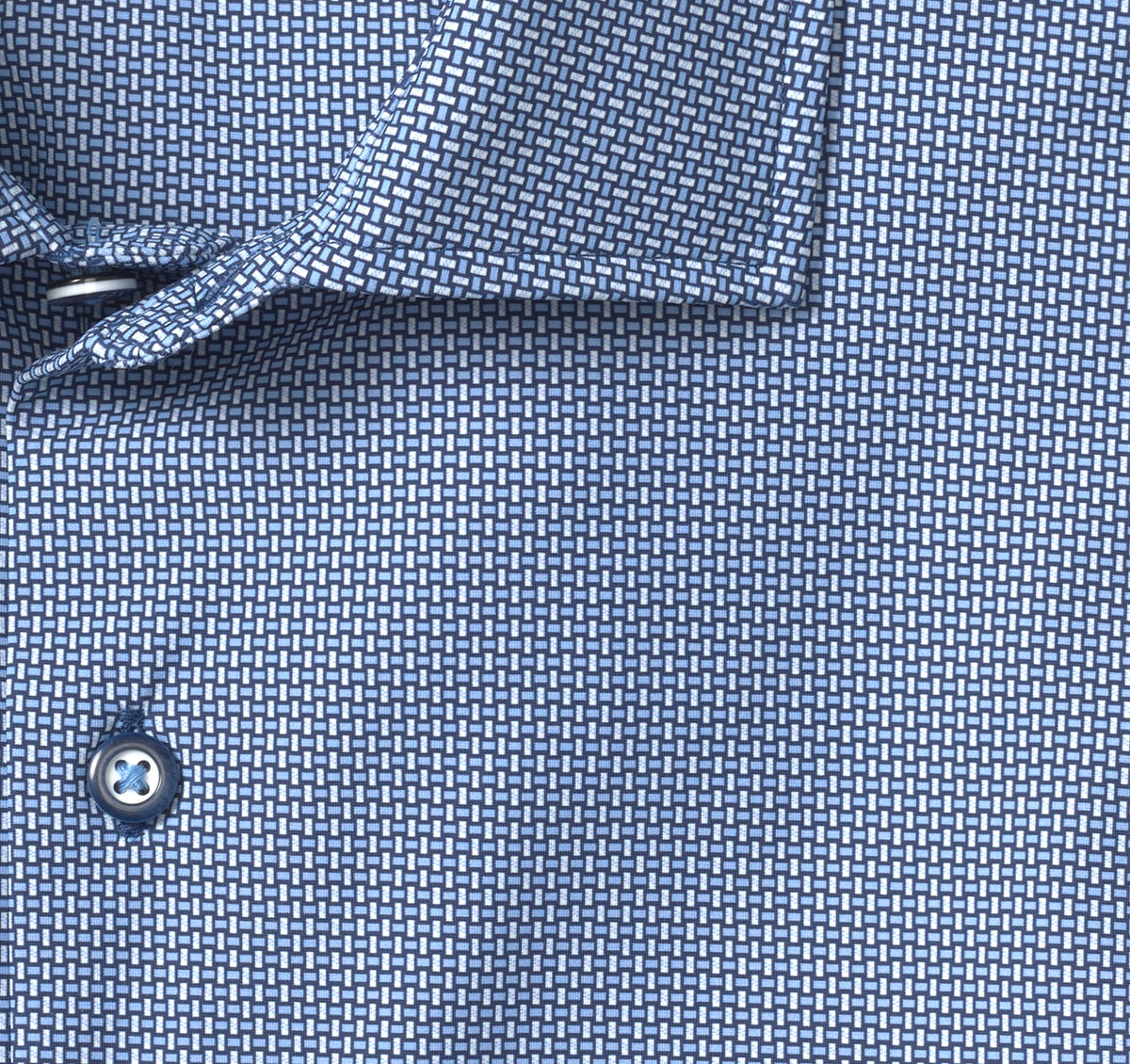 XC4 Motion LS Dress Shirt - Navy Basketweave