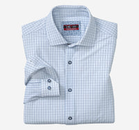 XC4 Motion LS Dress Shirt - White/Navy