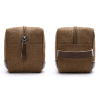 Canvas and Leather Dopp Kit