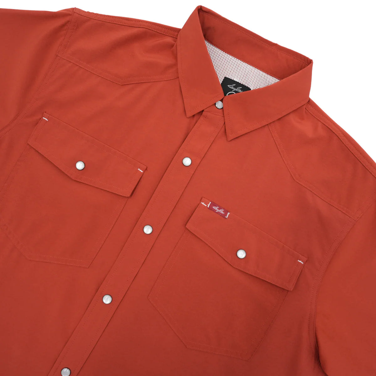 San Jac SS Perf. Shirt - Rust