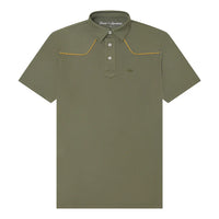Lariat Western Polo - Agave Green - TS