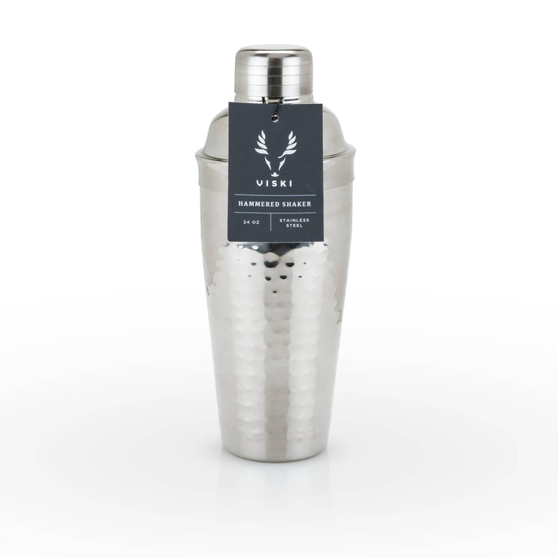 Irving™ Hammered Stainless Steel Cocktail Shaker-Viski