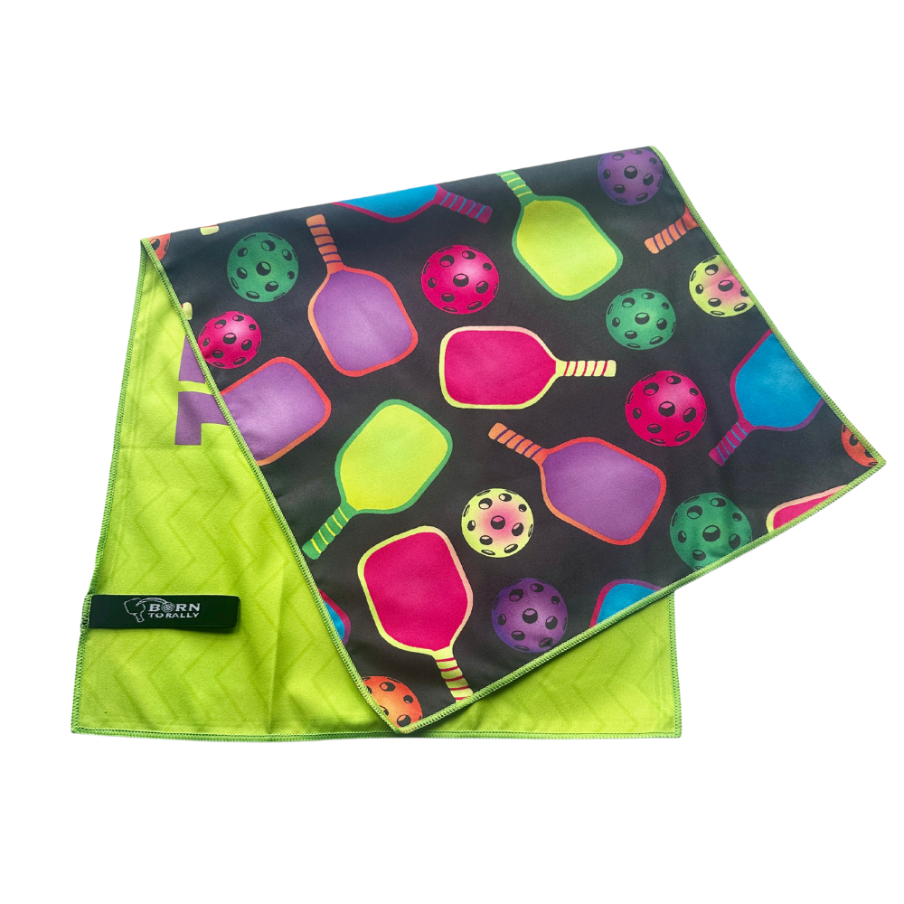 Born to Rally Pickleball Towel - Thumbnail 3