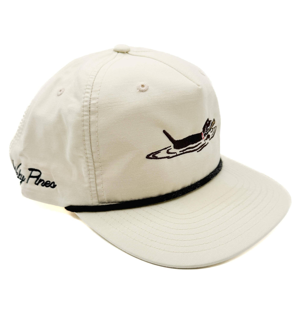 Cream "Playing Fetch" Rope Hat