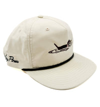 Cream "Playing Fetch" Rope Hat