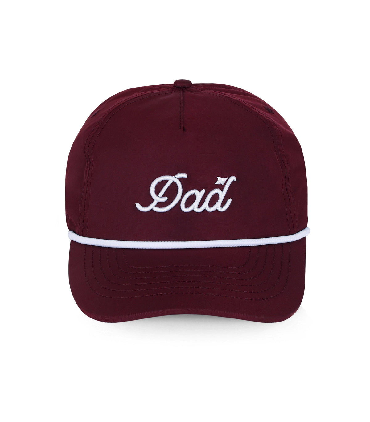 Dad Rope Hat-Maroon-Dad Brand