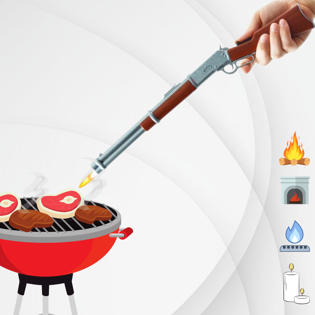 Lever Action Rifle BBQ Lighter