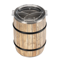 Double Barrel-White Oak Wood Grain