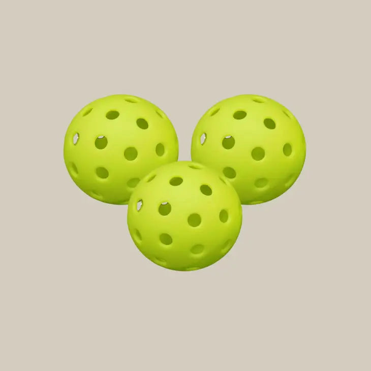 Recess Pickleball Green Pickleballs — Set of 3