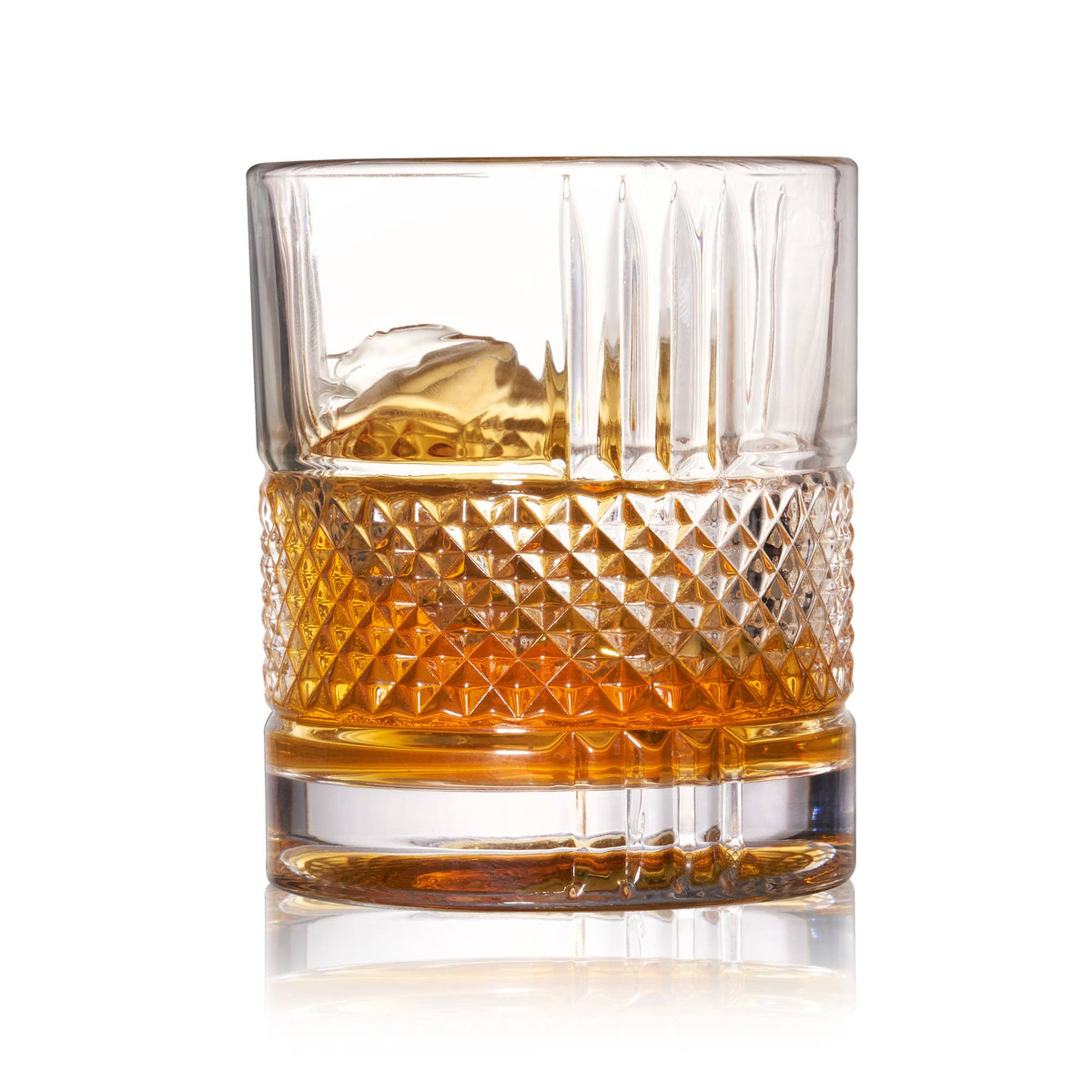 Crystal Spinning Scotch Rocks Glass