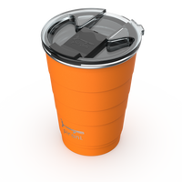 Insulated Stackable Tumbler 16 oz - Solar Orange