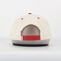 TWO TONE GOLFER HAT - red