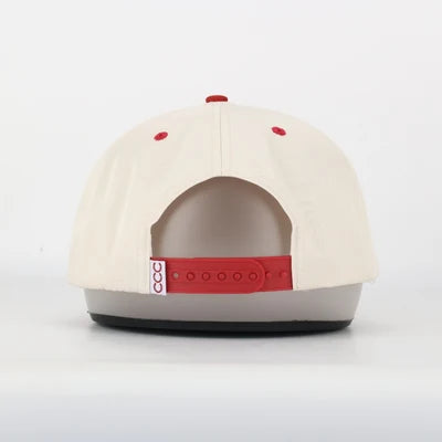 TWO TONE GOLFER HAT - red
