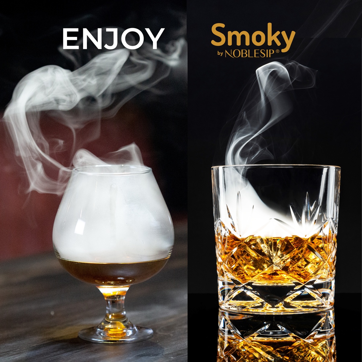 Cocktail Smoker Kit with Stand "Smoky Pro" Whiskey Bar Gift