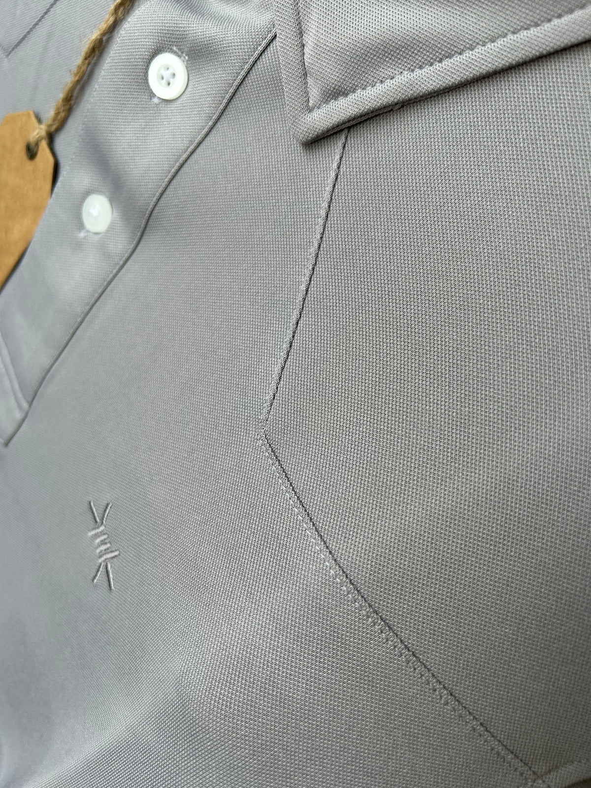 Modern Western Polo - Mockingbird Gray - TS