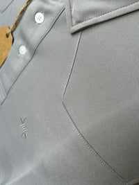 Modern Western Polo - Mockingbird Gray - TS