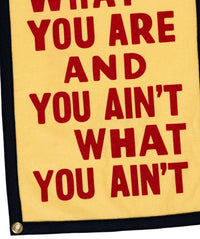 You Are What You Are Camp Flag • John Prine x Oxford Pennant