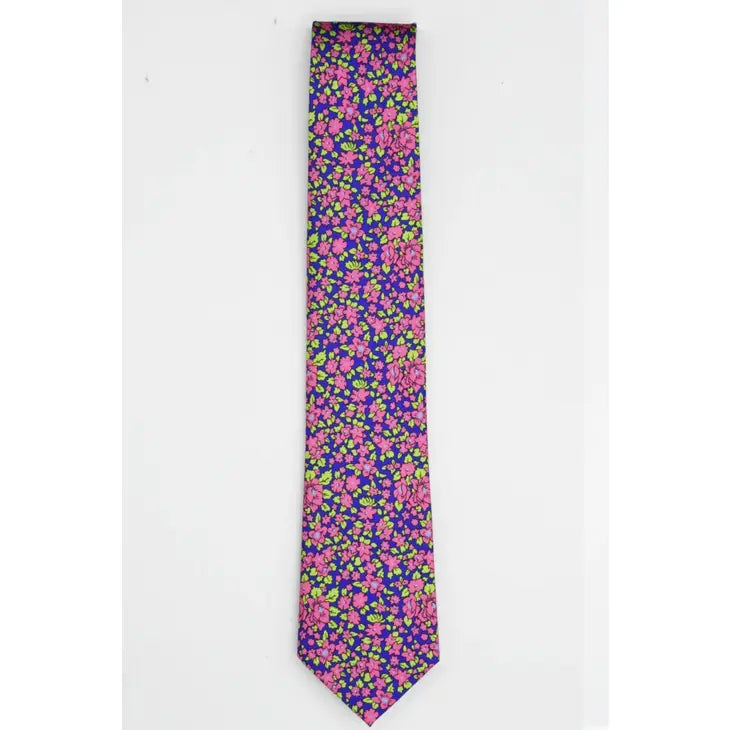 Silk Floral Tie - Curated Basics