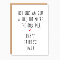 The Only Dilf Father's Day Naughty Card for Husband