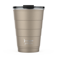 Insulated Stackable Tumbler 16 oz - Champagne (Metallic)