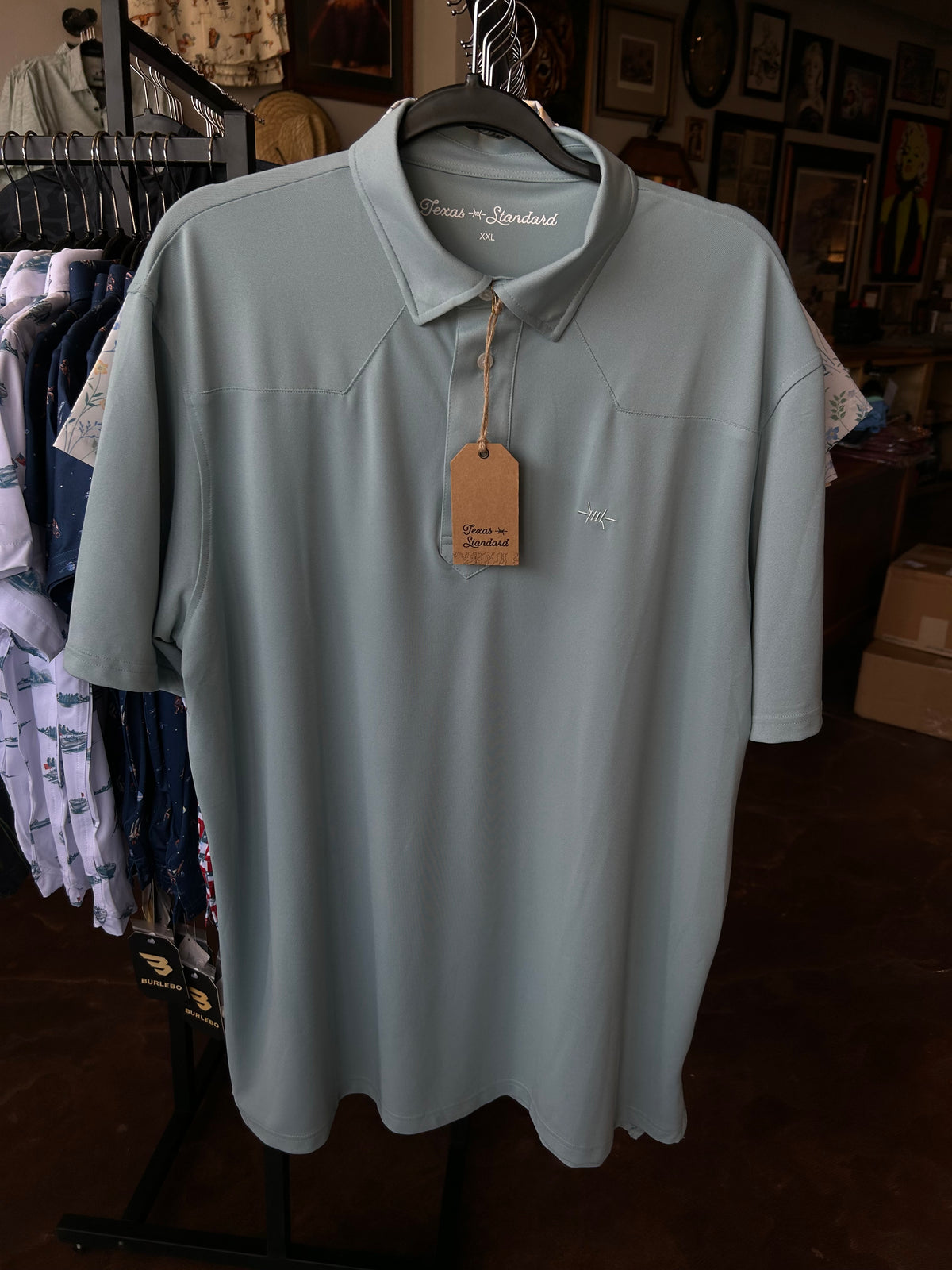 Modern Western Polo - Mint - TS