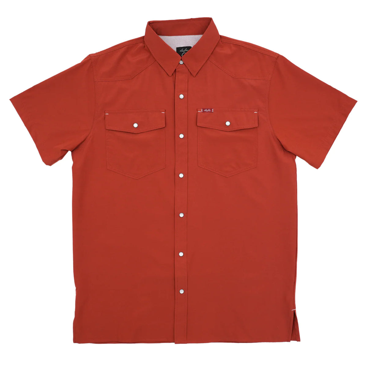 San Jac SS Perf. Shirt - Rust