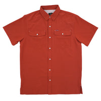 San Jac SS Perf. Shirt - Rust