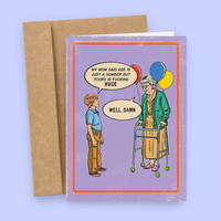 Your Age Is Fucking Huge | Funny Birthday Card
