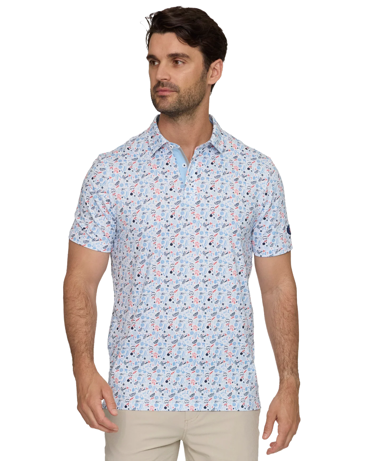 MVP Polo - White BBQ Combo
